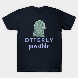 Otterly Possible - blue & purple T-Shirt